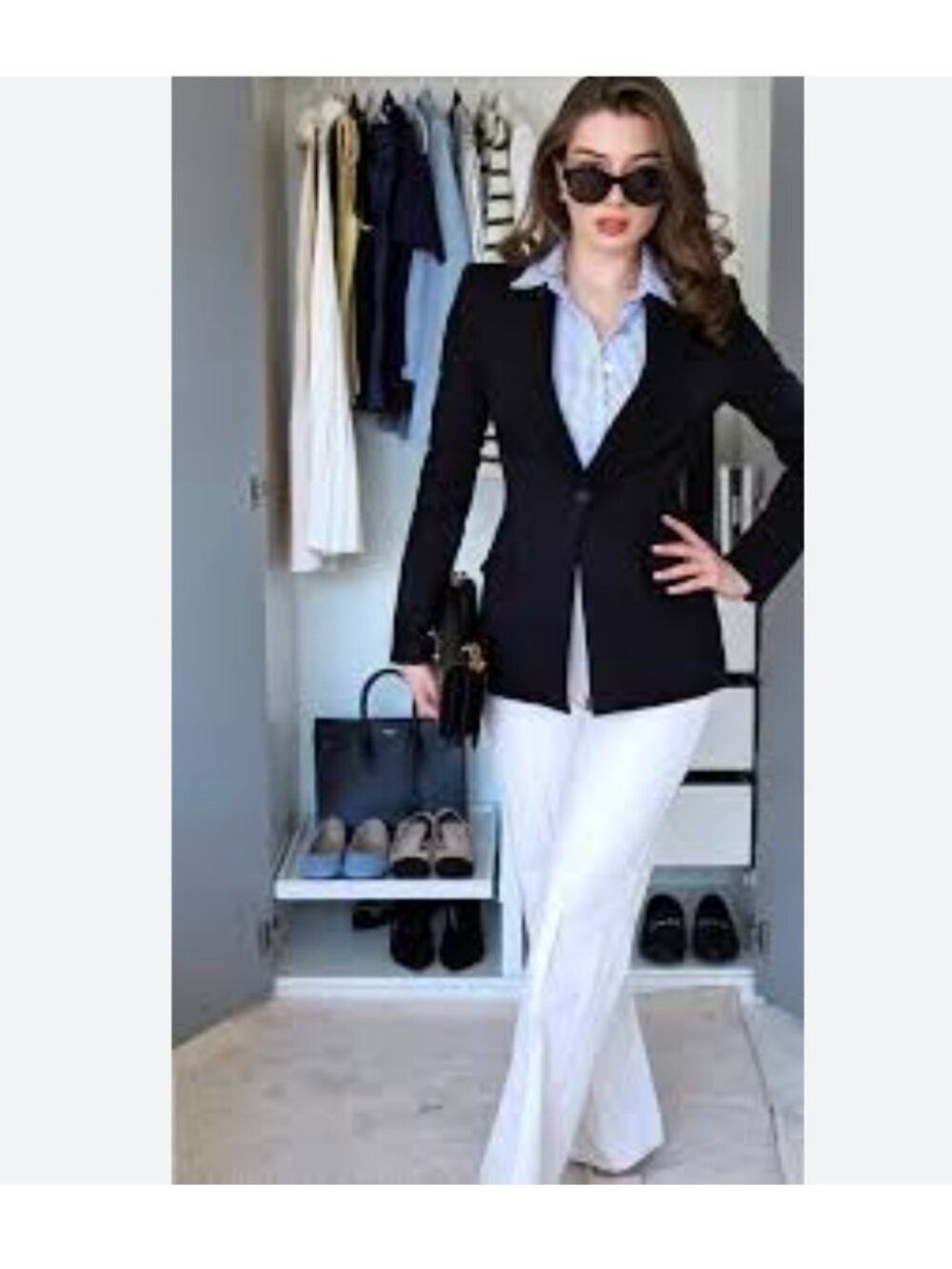 Zara Womens Blazer Suit Jacket L Black Tailored Single Breasted 2941/597 NWOT